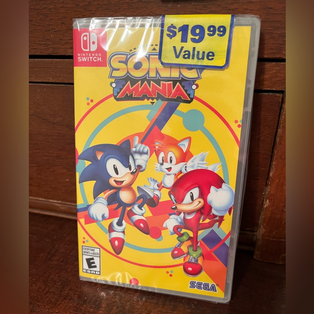 Sonic Mania New In Box (Never Opened) for Nintendo Switch